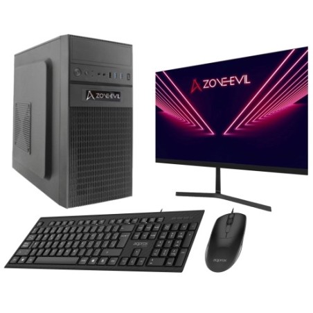 Core Work Intel Core i5 14400/16GB/1TB SSD Nvme Negro Windows 11 + Monitor 24 Teclado y ratn