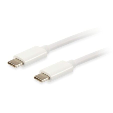 128352 Cable USB 3.2 Gen 2 C a C  2 0m  PD 60W  4K/60Hz  5Gbps  Blanco
