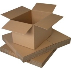 CAJA EMB. ANONIMA 600x500x500 8mm MARRON - Pack de 5 unidades