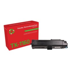 Remanufacturado Everyday Tner Everyday Negro remanufacturado de Xerox es compatible con Kyocera TK-1160  Capacidad estndar