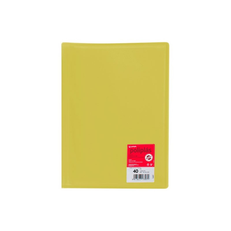CARP. 40F POLIPLAS GRAFOPLAS A4 PP AMARIL 01341260