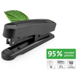 NOVUS GRAPADORA B10 PROFESIONAL RE+NEW INCLUYE 200 GRAPAS NO.10 NEGRO
