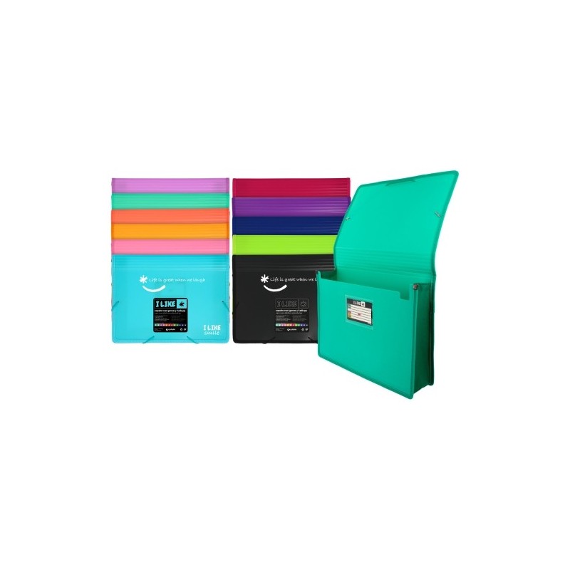 CARPETA SOLAP.GRAFOP.PP LIKE 2 A4 RS.CL - Pack de 2 unidades