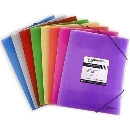 CARPETA SOLAP.GRAFOP.PP BL. F AZUL - Pack de 6 unidades