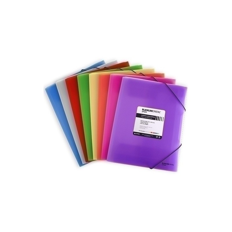 CARPETA SOLAP.GRAFOP.PP BL. F ROJO - Pack de 6 unidades