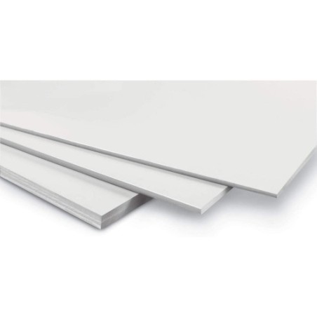 CARTON PLUMA YOSAN BLANCO 5mm 50 x 70 - Pack de 25 unidades