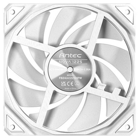 Nova Carcasa del ordenador Ventilador 12 cm Blanco 1 pieza(s)