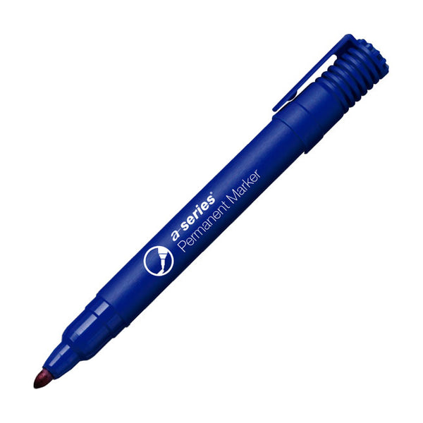 MARCADOR A-SERIES PERM PTA CONICA AZUL AS1092