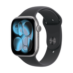 Apple Watch Series 11 GPS + Cellular 46mm Aluminio Gris espacial y Correa Sport Band Negra - Talla M/L