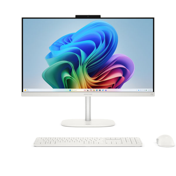 OmniStudio All-in-One Desktop Next Gen AI 24-cy0005ns PC Copilot+ PC Intel Core Ultra 5 322 60 5 cm (23.8") 1920 x 1080 Pixeles 16 GB DDR5-SDRAM 512 GB SSD Windows 11 Home Wi-Fi 7 (802.11be) Blanco