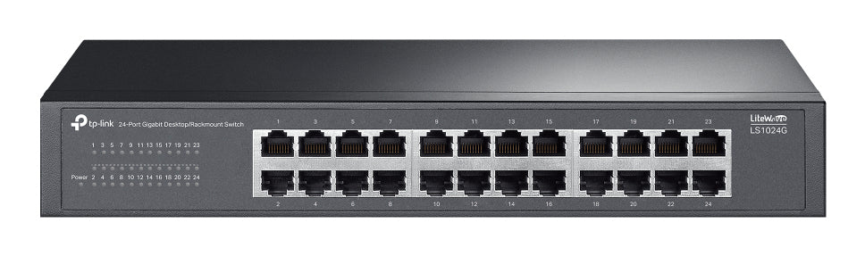 LS1024G switch No administrado Gigabit Ethernet (10/100/1000) Negro