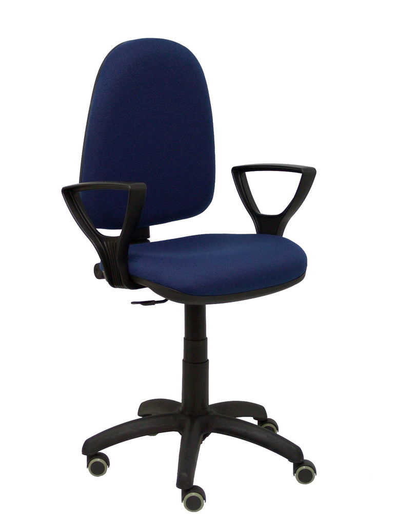 Silla Ayna bali azul marino brazos fijos ruedas de parqu