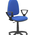 Silla Ayna bali azul brazos fijos ruedas de parqu