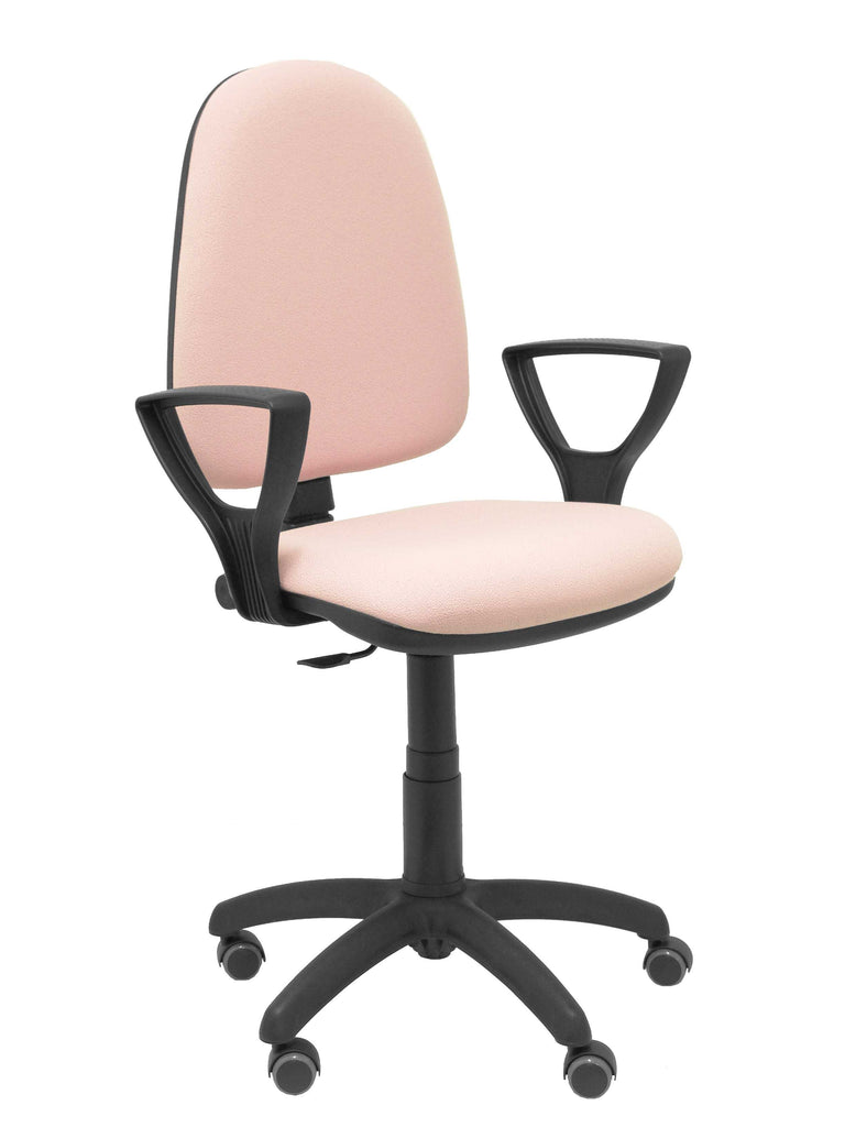Silla Ayna bali rosa plido brazos fijos ruedas de parqu