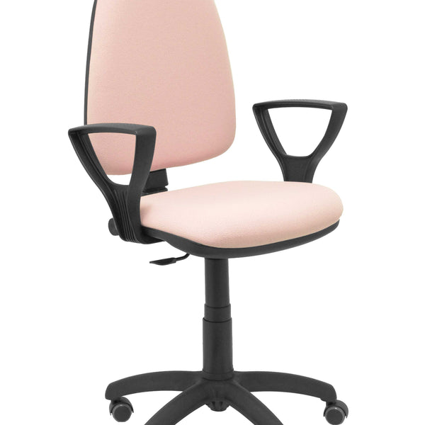 Silla Ayna bali rosa plido brazos fijos ruedas de parqu
