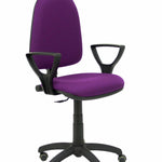 Silla Ayna bali morado brazos fijos ruedas de parqu