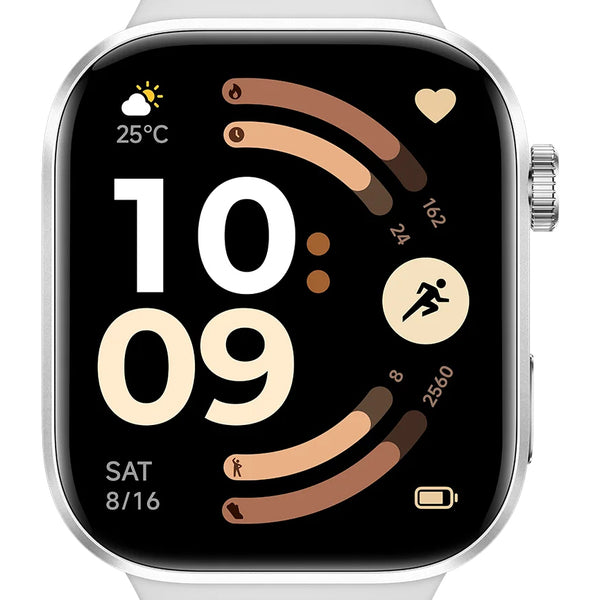 Redmi Watch 6 NFC 5 26 cm (2.07") AMOLED 46.5 mm Digital 432 x 514 Pixeles Pantalla tctil Plata GPS (satlite)