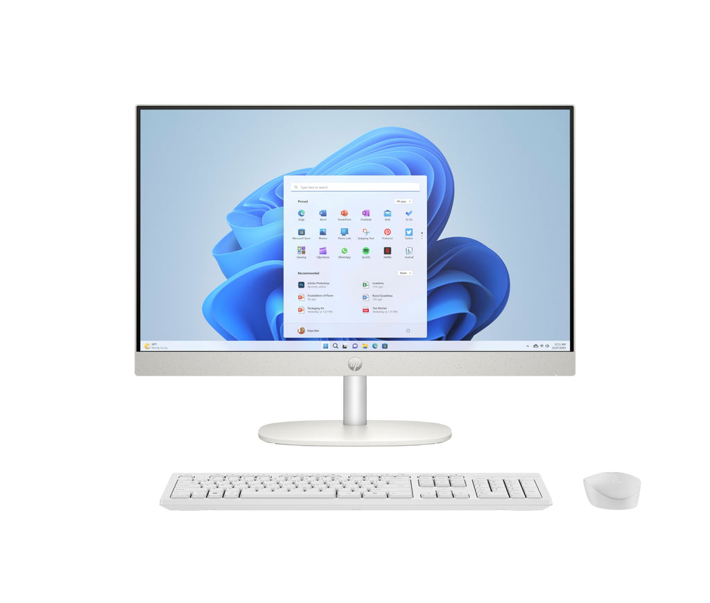 24-cr0138ns PC AMD Ryzen 3 7320U 60 5 cm (23.8") 1920 x 1080 Pixeles PC todo en uno 8 GB LPDDR5-SDRAM 512 GB SSD FreeDOS Wi-Fi 6 (802.11ax) Blanco
