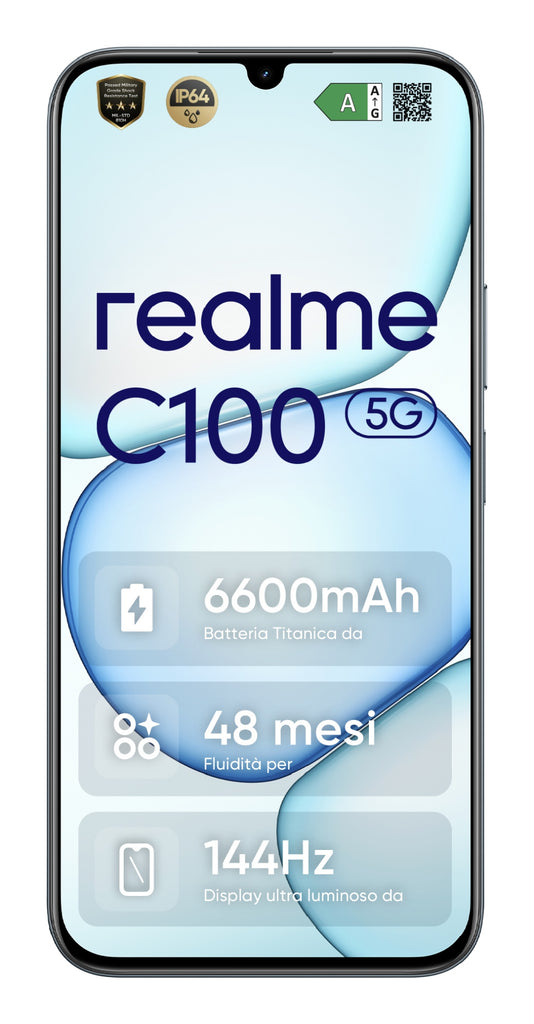 C100 5G 17 3 cm (6.8") SIM doble Android 16.0 USB Tipo C 4 GB 256 GB 6600 mAh Verde
