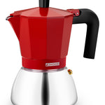M863106 cafetera manual Cafetera italiana 0 37 L Rojo