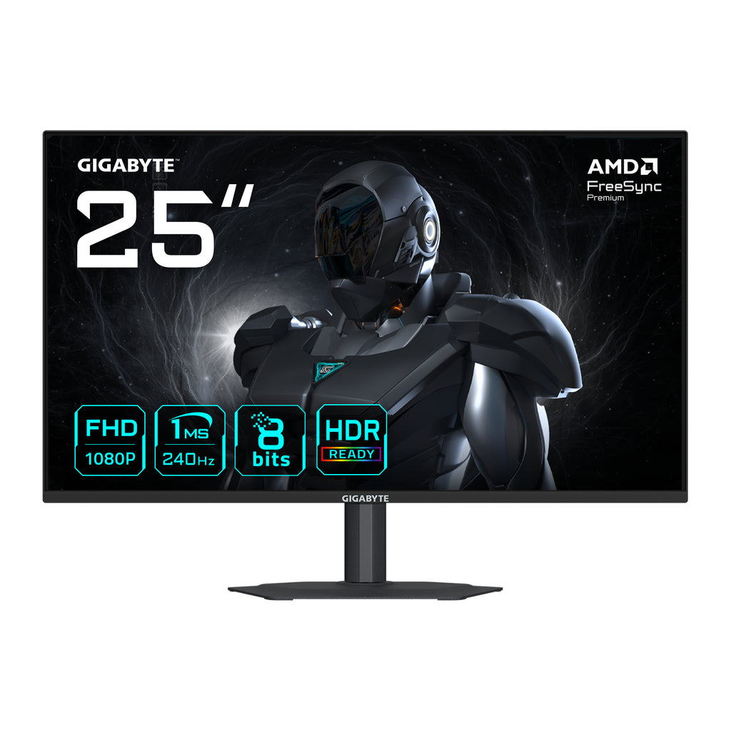 G25F2A Monitor Gaming 25" FHD - 1920 x 1080  240Hz  1ms  300 cd/m  Display HDR 10  HDMI 2.0  DisplayPort 1.4