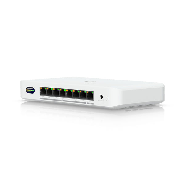 UDB-Switch 2.5G Ethernet (100/1000/2500) Energa sobre Ethernet (PoE) Blanco