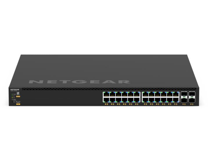 GSM4328 Gestionado L3 Gigabit Ethernet (10/100/1000) Energa sobre Ethernet (PoE) 1U Negro