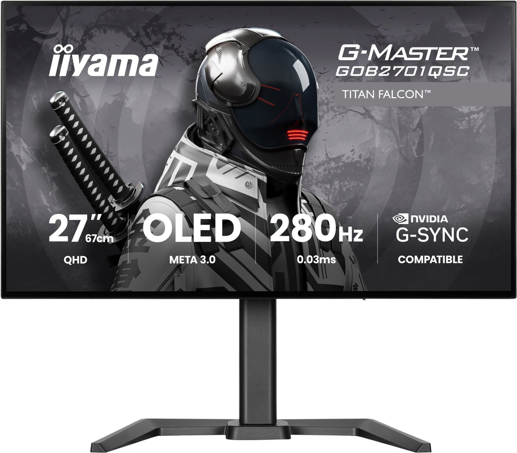 G-MASTER GOB2701QSC-B1 pantalla para PC 68 6 cm (27") 2560 x 1440 Pixeles 2K Ultra HD OLED Negro