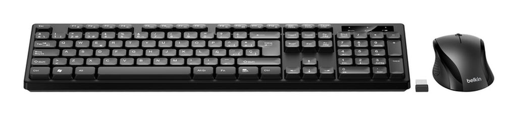 BBZ010SP teclado Ratn incluido Hogar / Oficina RF inalmbrico QWERTY Espaol Negro