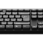 BBZ010SP teclado Ratn incluido Hogar / Oficina RF inalmbrico QWERTY Espaol Negro