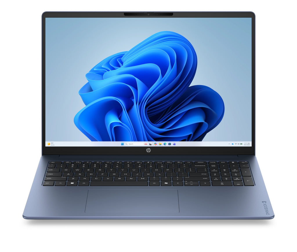 OmniBook 3 Laptop 16-by0062ns AMD Ryzen 5 40 Porttil 40 6 cm (16") 2K 8 GB LPDDR5-SDRAM 512 GB SSD Wi-Fi 6 (802.11ax) Windows 11 Home Azul  Gris