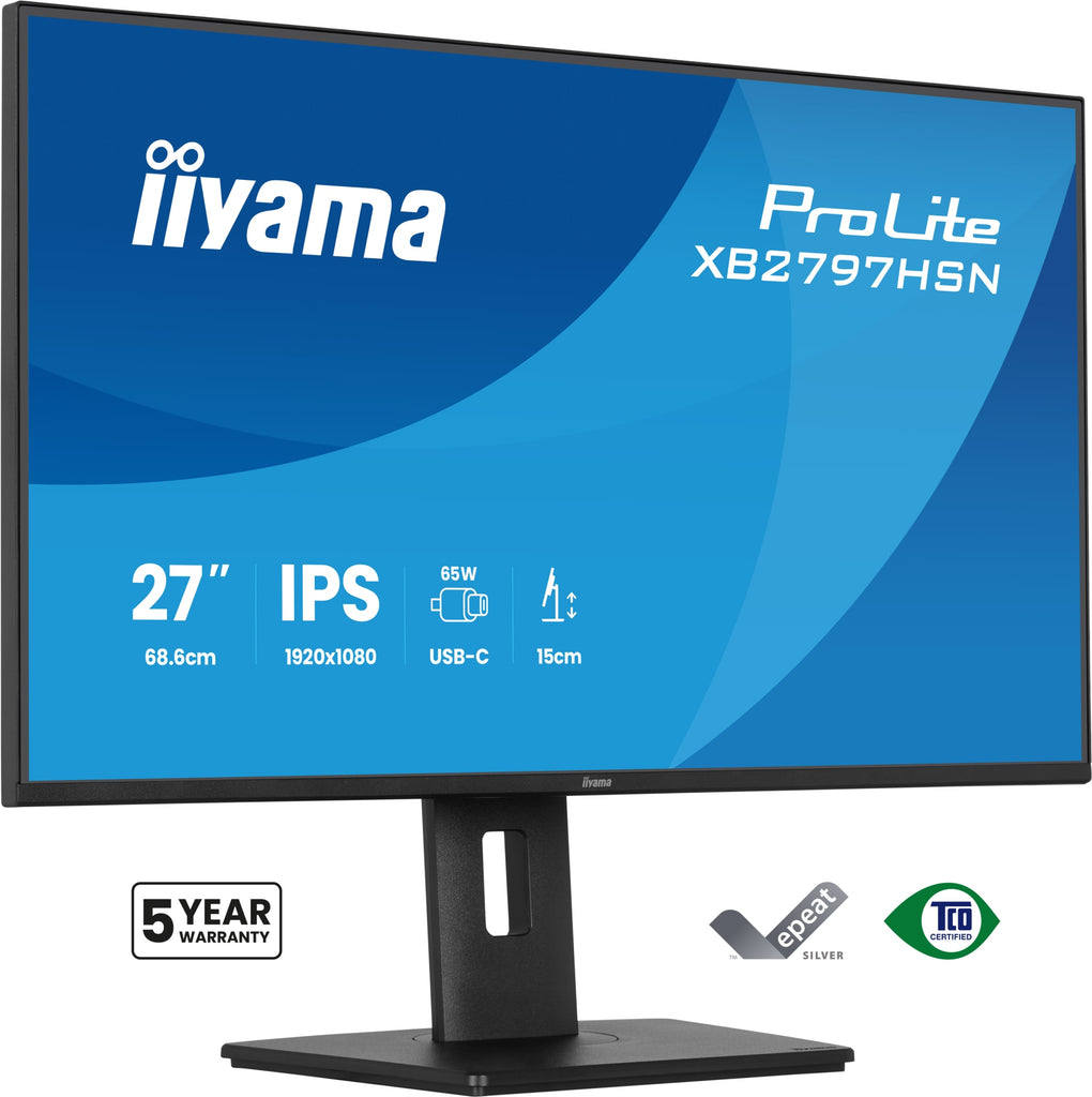 ProLite XB2797HSN-B1 pantalla para PC 68 6 cm (27") 1920 x 1080 Pixeles Full HD LCD Negro