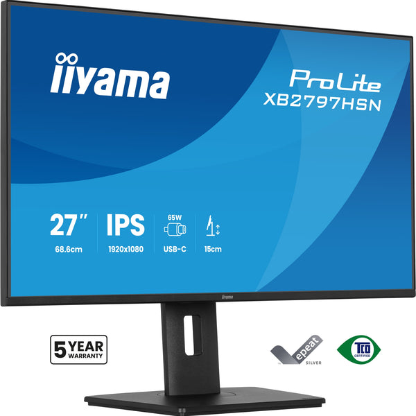 ProLite XB2797HSN-B1 pantalla para PC 68 6 cm (27") 1920 x 1080 Pixeles Full HD LCD Negro