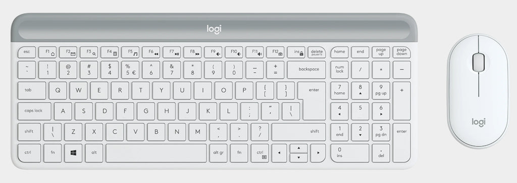 920-009199 teclado Ratn incluido Oficina RF inalmbrico Espaol Blanco