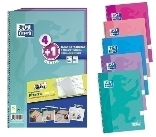 BLOCK OXF.SCH.EXTRA F 80h CD.4 PK.4+1