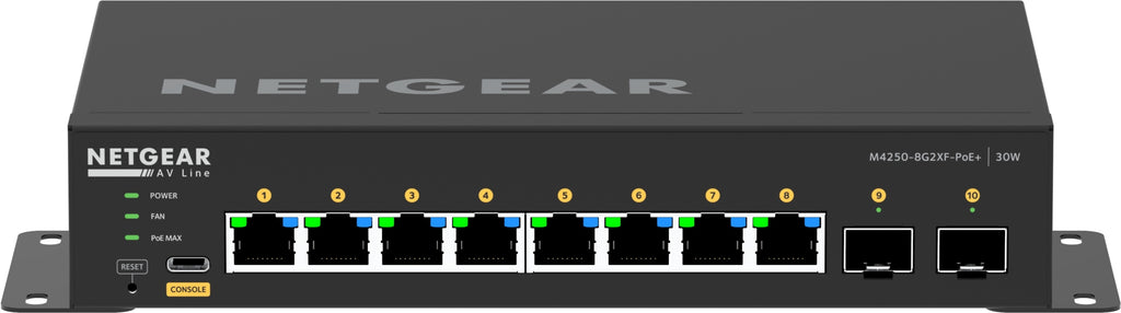 GSM4210PX Gestionado L2/L3 Gigabit Ethernet (10/100/1000) Energa sobre Ethernet (PoE) Negro