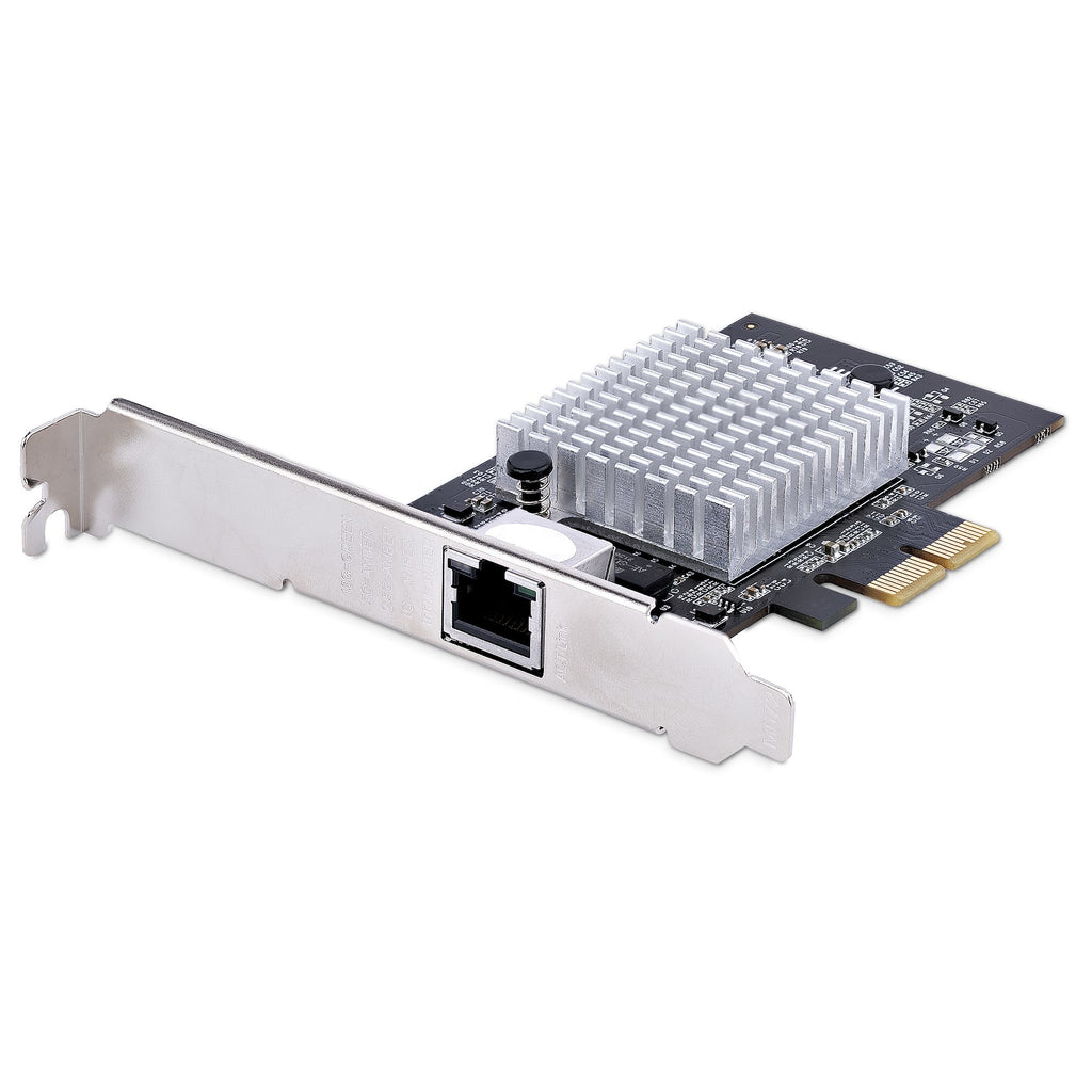 Tarjeta PCIe Adaptadora de Red de 1 Puerto RJ45 10Gb para PC o Servidor  Tarjeta PCI Express Ethernet de 6 Velocidades Compatible con Tramas Jumbo  10GBASE-T/NBASE-T