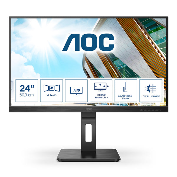 P2 24P2QM pantalla para PC 60 5 cm (23.8") 1920 x 1080 Pixeles Full HD LED Negro