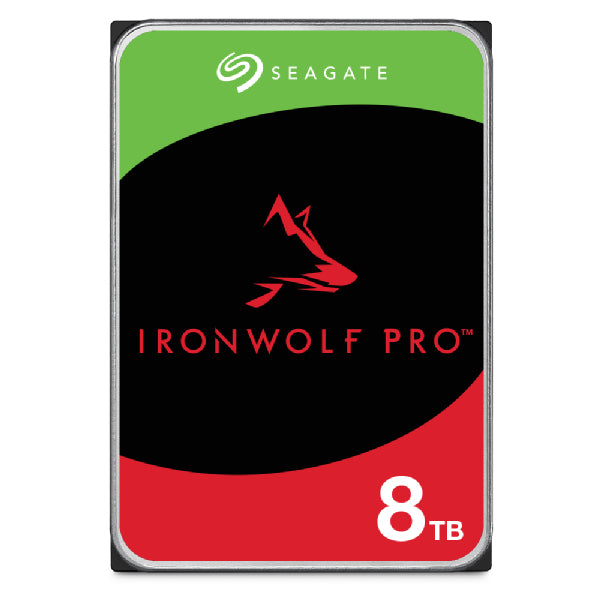 IronWolf Pro ST8000NT001 disco duro interno 8 TB 7200 RPM 256 MB 3.5" Serial ATA III