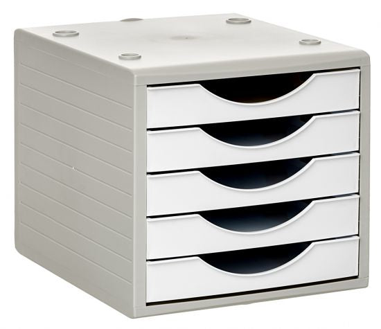 4005 BL cajonera para oficina Gris  Blanco