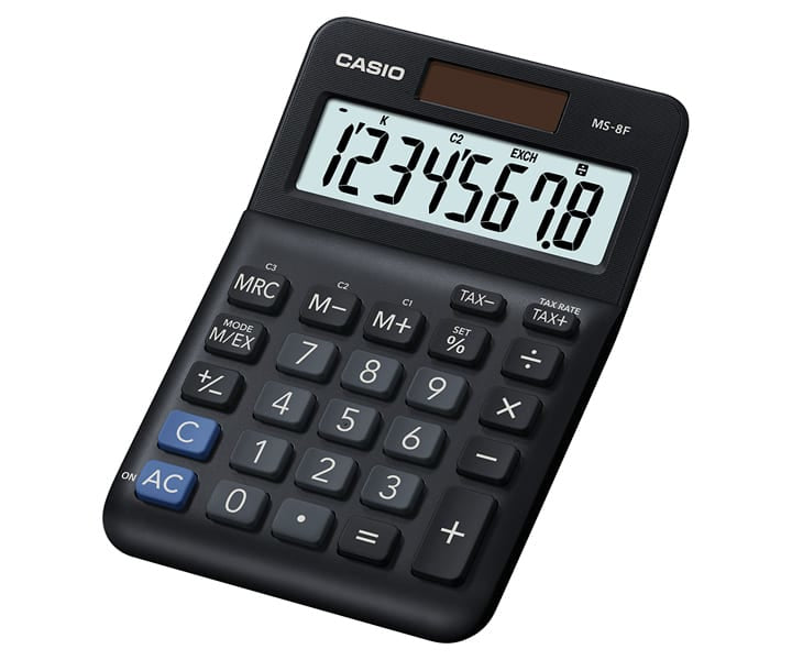 MS-8F calculadora Escritorio Calculadora bsica Negro