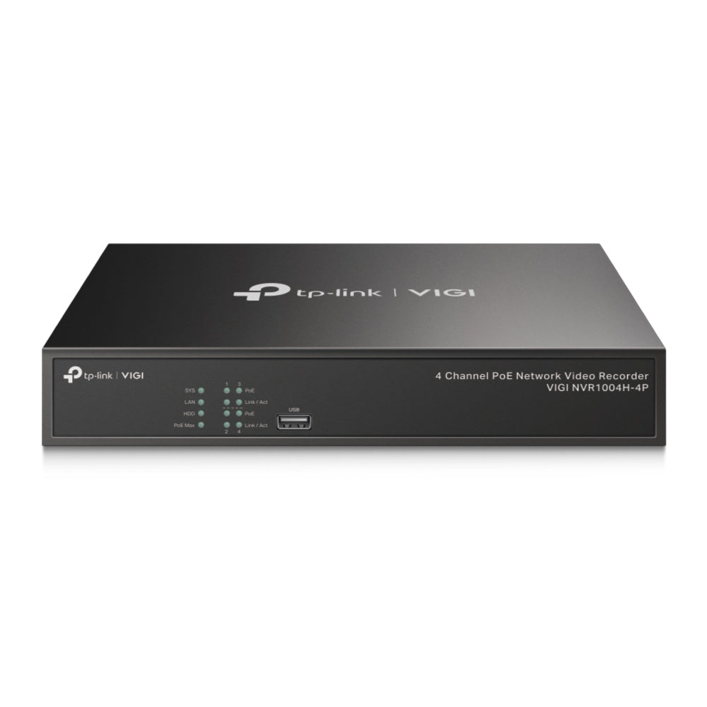 VIGI NVR1004H-4P Grabadore de vdeo en red (NVR) Negro