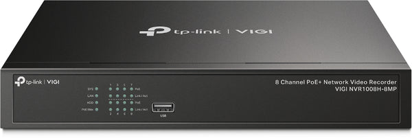 VIGI NVR1008H-8MP Grabadore de vdeo en red (NVR) Negro