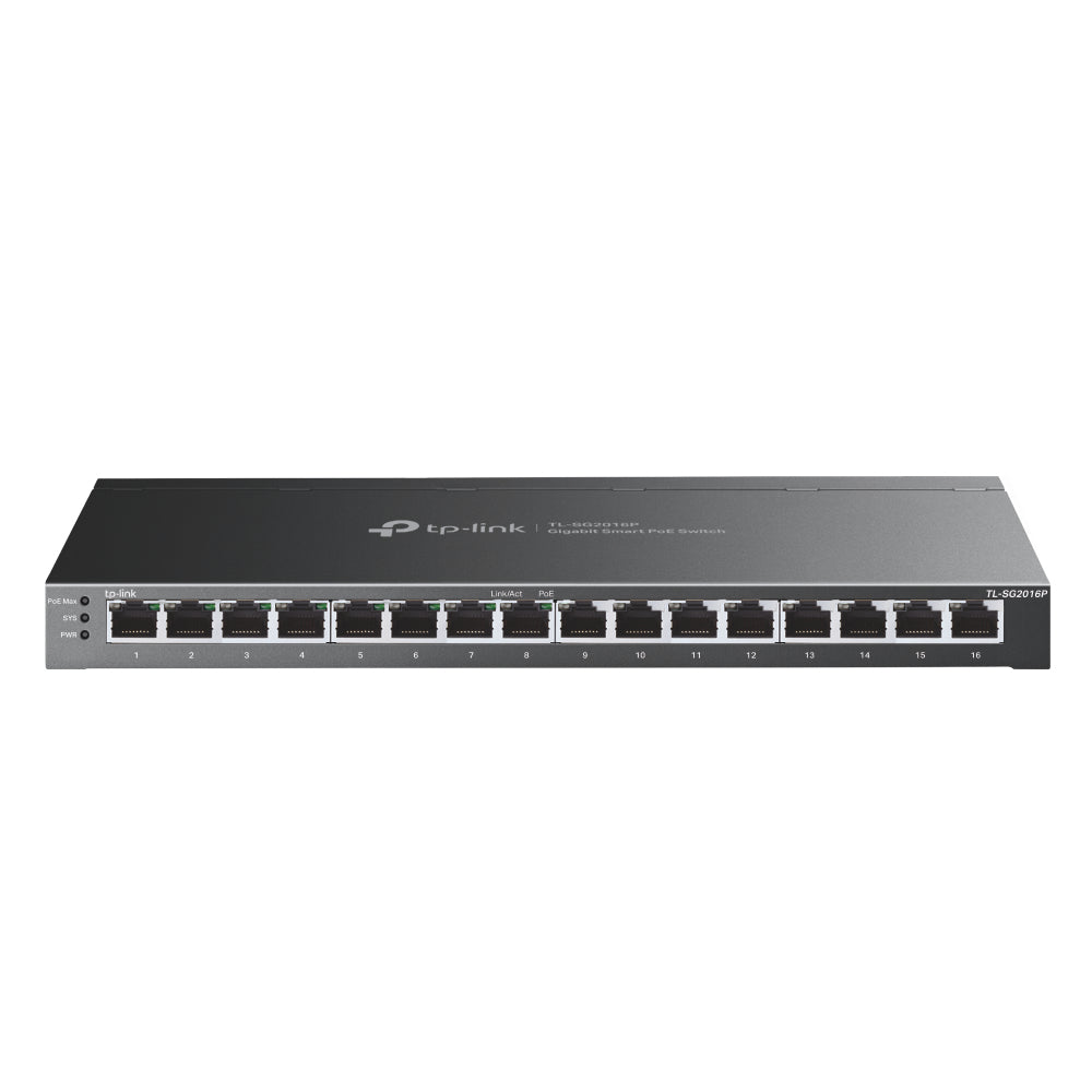 JetStream TL-SG2016P switch L2/L3/L4 Gigabit Ethernet (10/100/1000) Energa sobre Ethernet (PoE) Negro