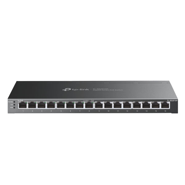 JetStream TL-SG2016P switch L2/L3/L4 Gigabit Ethernet (10/100/1000) Energa sobre Ethernet (PoE) Negro