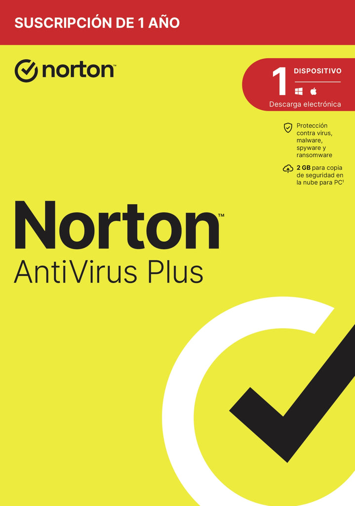 AntiVirus Plus Seguridad de antivirus Base Espaol 1 licencia(s) 1 ao(s)