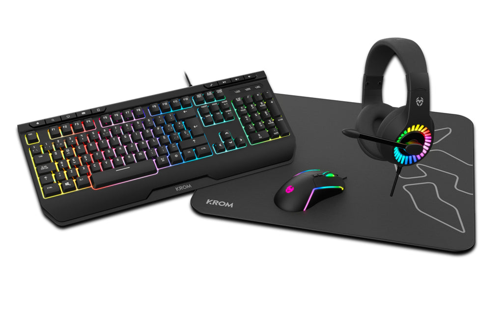Kenya teclado Ratn incluido Juego USB Negro