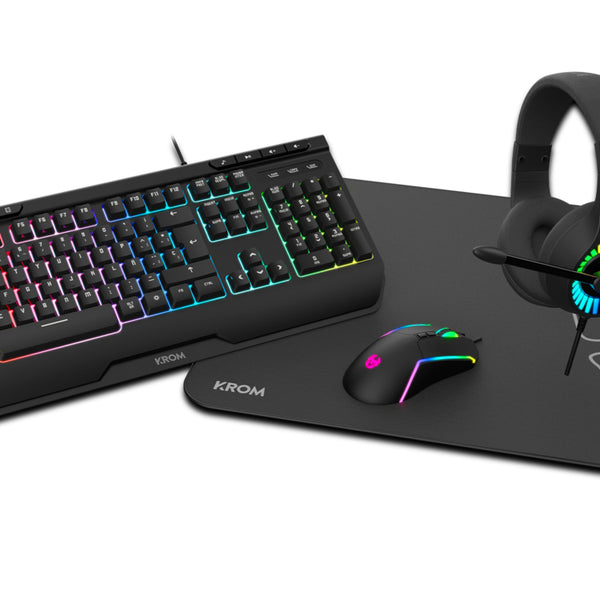 Kenya teclado Ratn incluido Juego USB Negro