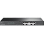 JetStream TL-SG2218P switch Gestionado L2/L2+ Gigabit Ethernet (10/100/1000) Energa sobre Ethernet (PoE) 1U Negro