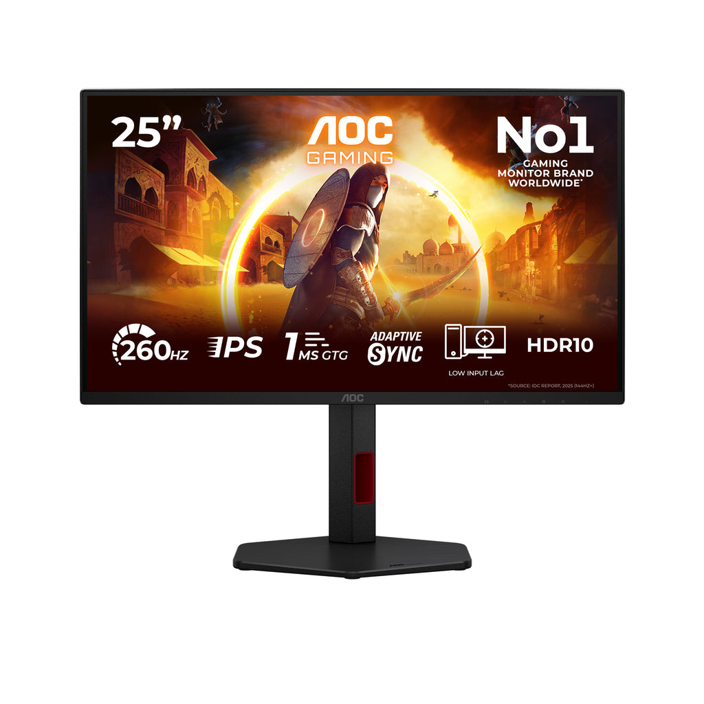 G4 25G4ZR pantalla para PC 62 2 cm (24.5") 1920 x 1080 Pixeles LCD Negro  Rojo